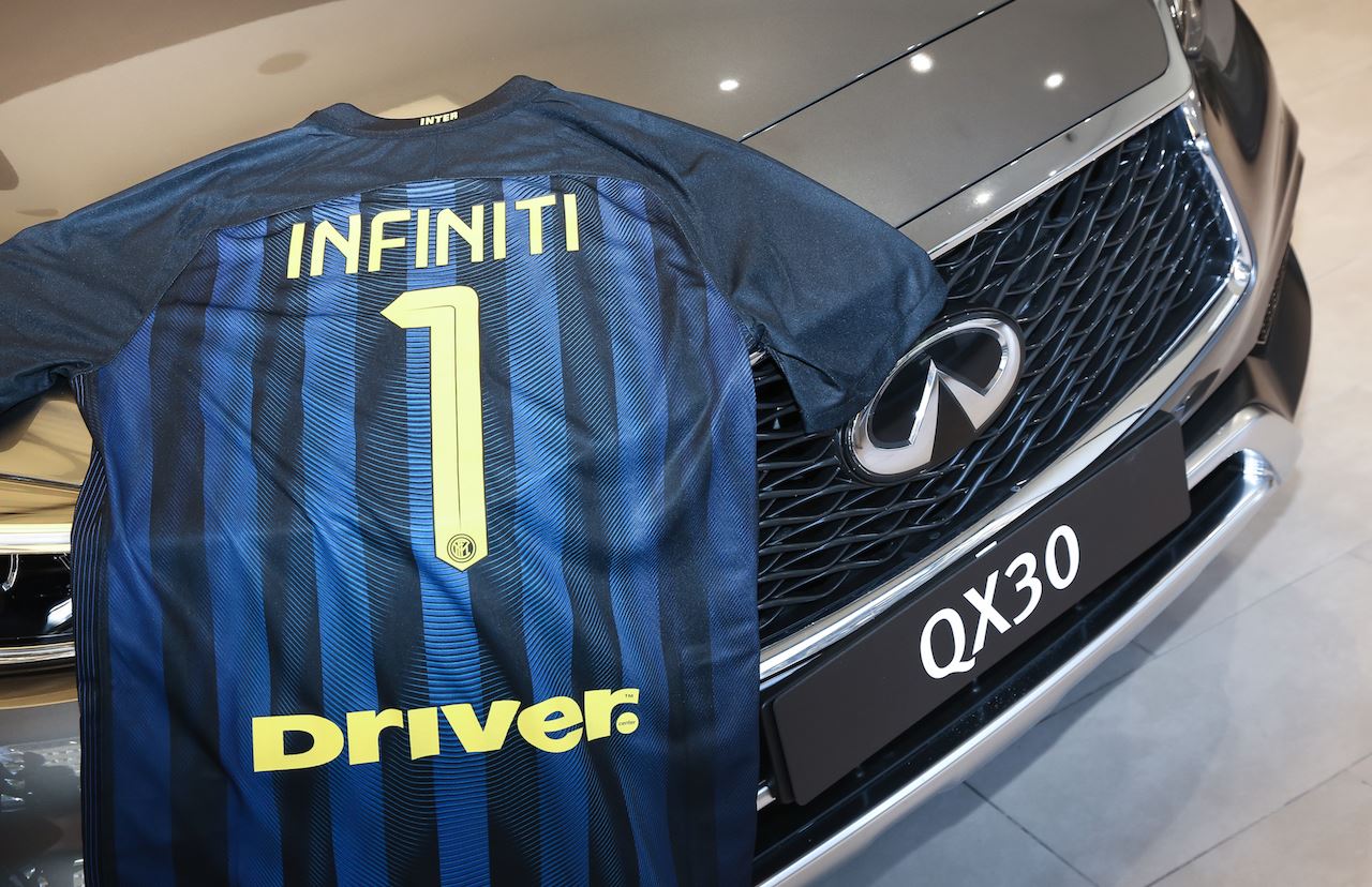 Infiniti auto ufficiale dell'Inter