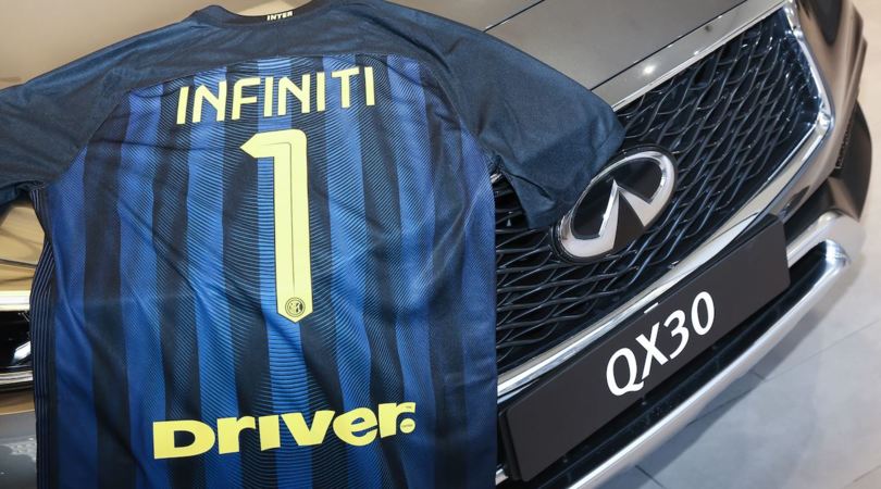 Infiniti auto ufficiale dell'Inter