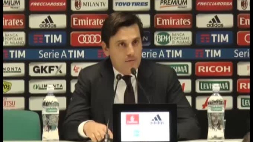 Montella: "Vinto con merito"