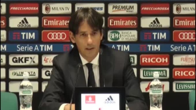 Inzaghi: "Lazio ottima nel primo tempo"