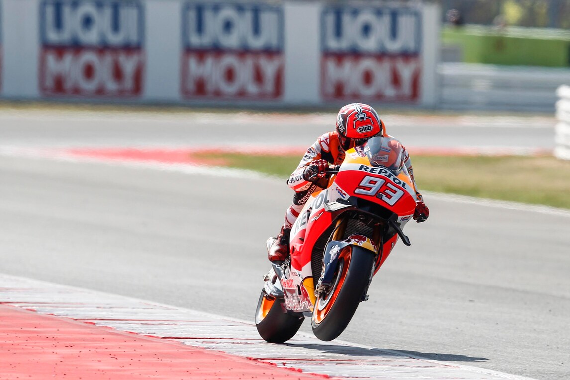 MotoGp Honda, Marquez: «Voglio lottare per il podio»