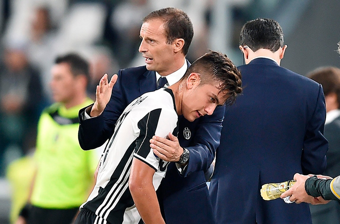 Serie A Juventus, Allegri: «Squadra di campioni. Dybala tornerà a segnare»