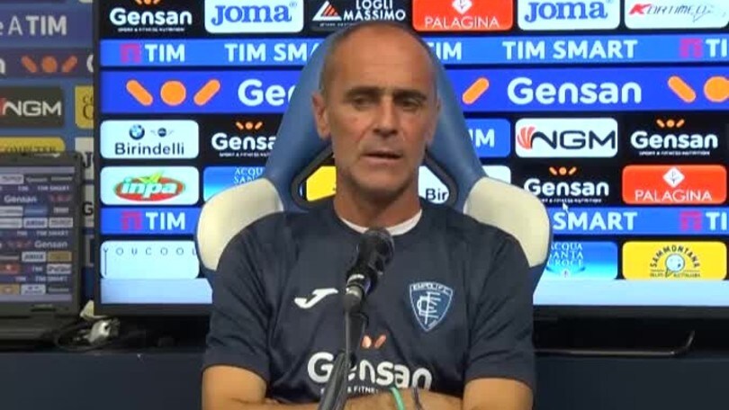 Martusciello: "Contento del secondo tempo"