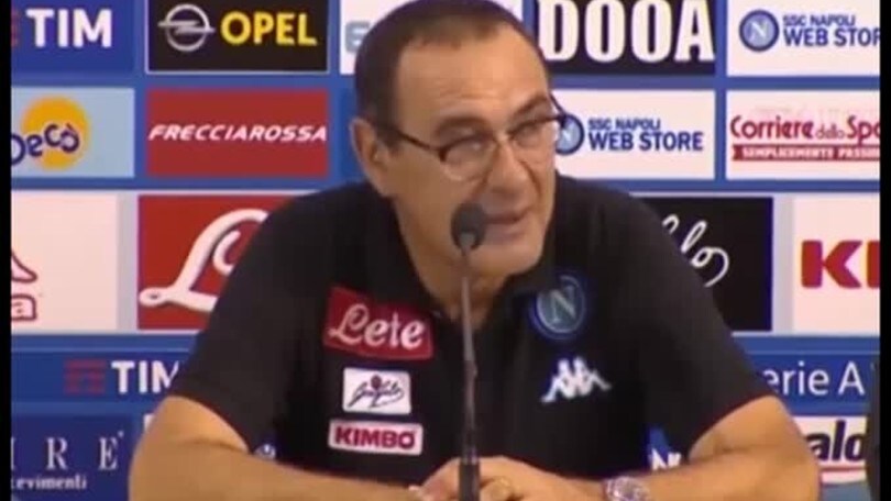 Sarri: "Con De Laurentiis è tutto ok"