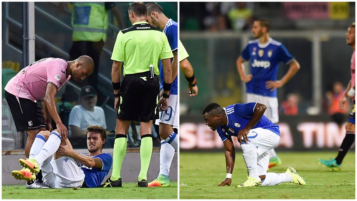 Juventus, tegola Asamoah e Rugani: fuori 45 giorni