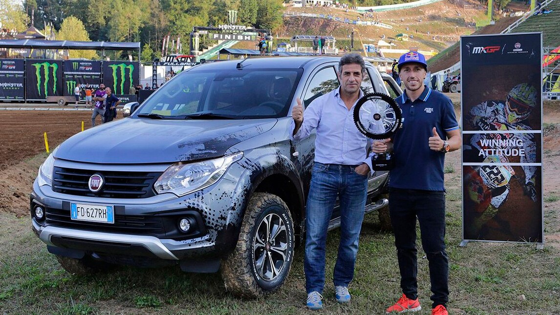 Fiat Fullback e Tony Cairoli insieme al Motocross delle Nazioni