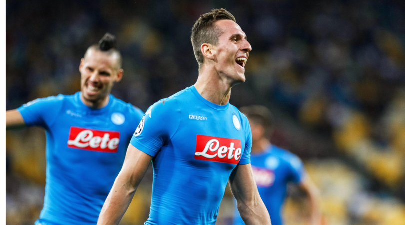 Dinamo Kiev-Napoli 1-2: Sarri sorride con Milik