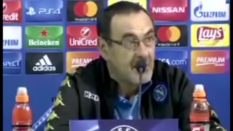 Sarri: "Forti emozioni nell'entrare al San Paolo"