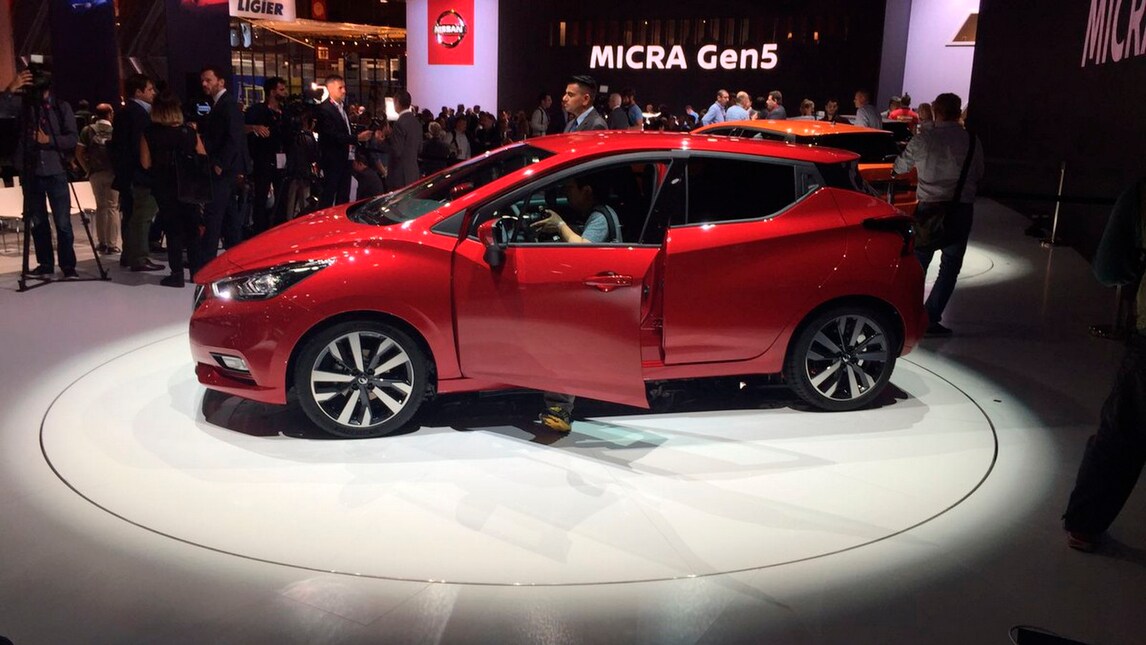 Nissan Micra 2017 live parigi: foto