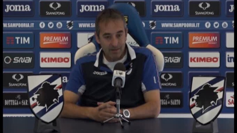 Giampaolo: "La nostra mentalità porta a proporre gioco"