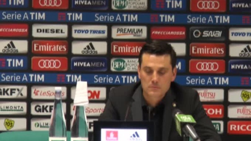 Montella: "Galliani pensava alla disfatta? Io no"