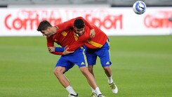 Spagna, Morata "lotta" con Diego Costa per una maglia