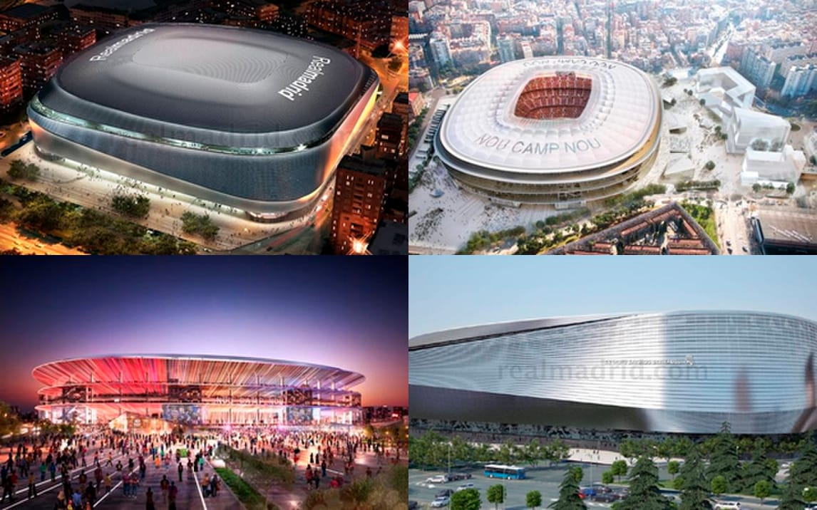 FOTO Meglio il Bernabeu o il Camp Nou? In Spagna è sfida restyling