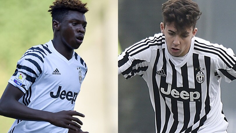 FOTO Juventus, Kean e Caligara: i due baby promossi da Allegri
