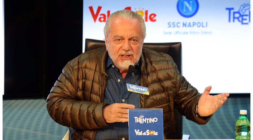 Napoli, De Laurentiis: «Juventus, con 100 milioni in più di fatturato vinco anch'io»