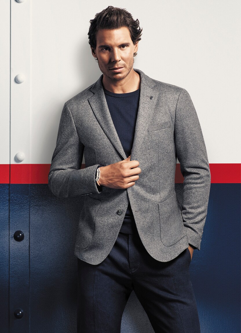 Rafael Nadal per la collezione Tailored di Tommy Hilfiger