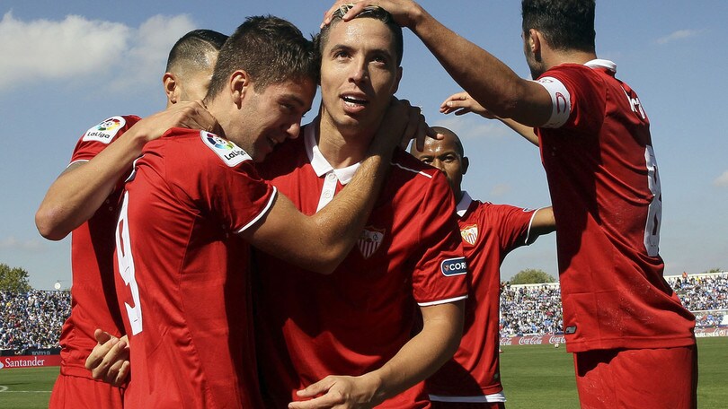 FOTO Nasri e Vazquez a segno con il Siviglia