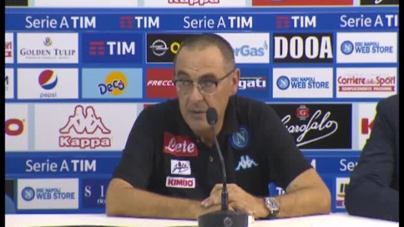 Sarri: "Gabbiadini? Era per cambiare l'inerzia del match"
