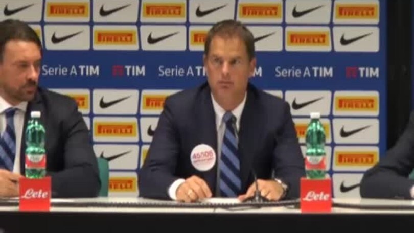 De Boer: "Abbiamo lasciato giocare il Cagliari"