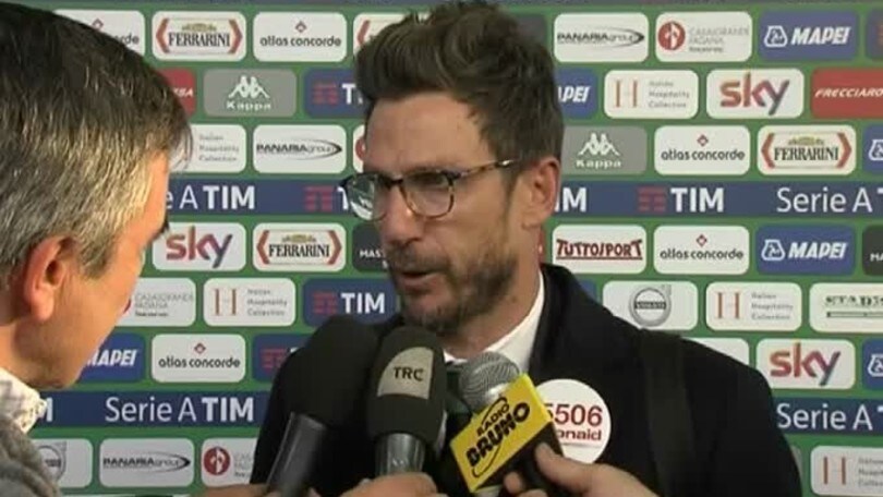 Di Francesco: "Non meritavamo di perdere, bravi i ragazzi"