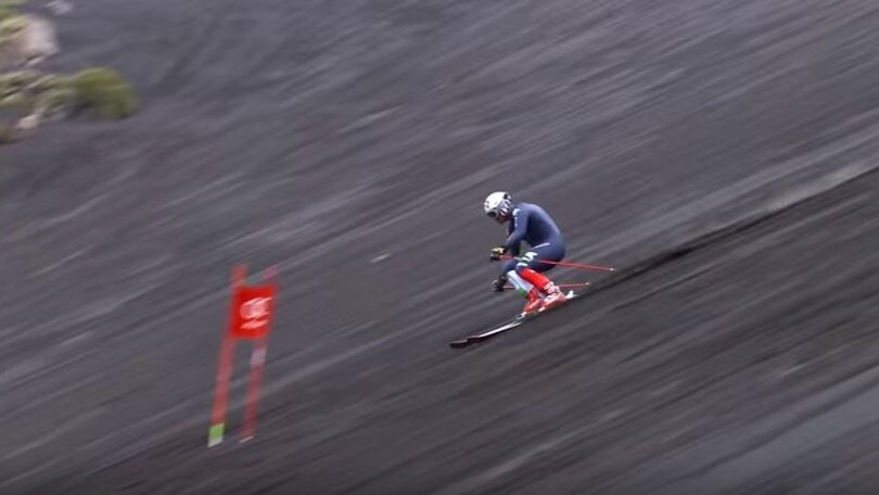 Audi A4 allroad e gli sciatori azzurri sfidano l'Etna
