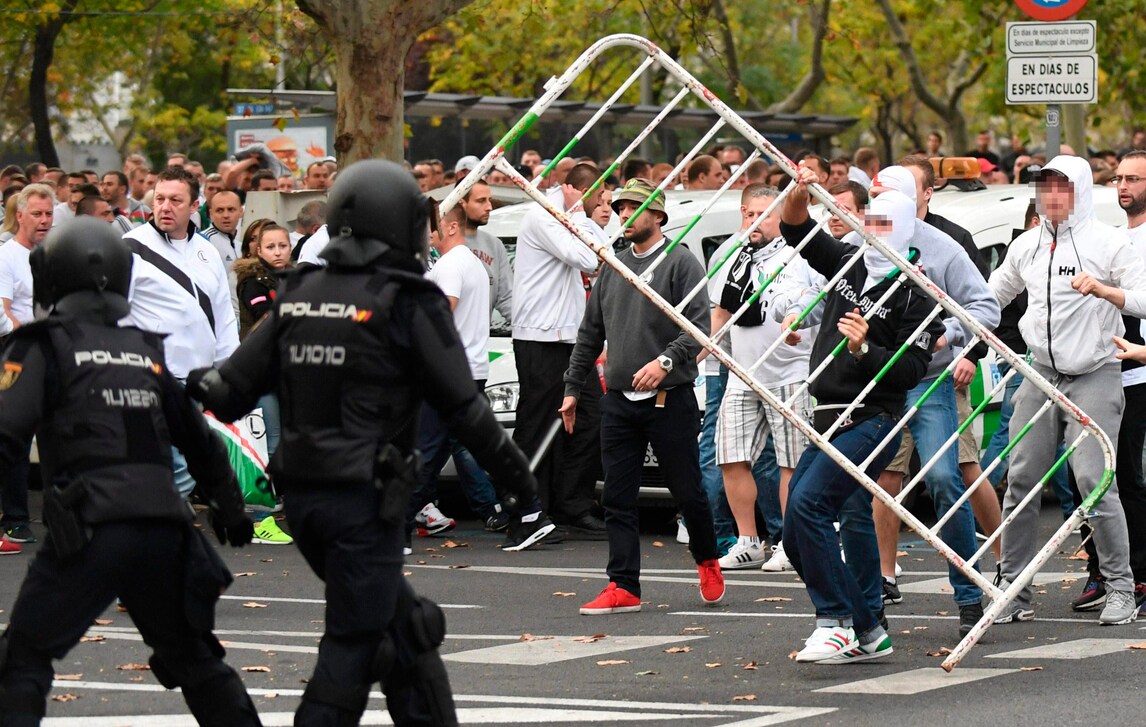 Champions, 8 feriti e 12 arresti a Madrid ai margini di Real-Legia Varsavia