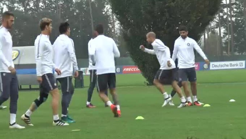 L'Inter si allena e pensa al Southampton
