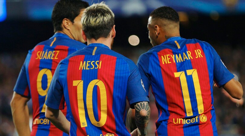 Champions League: Barcellona-Manchester City 4-0, le immagini della tripletta di Messi