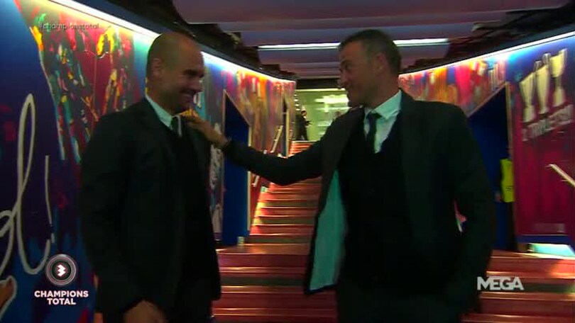 Guardiola torna al Campo Nou dal suo amico Luis Enrique