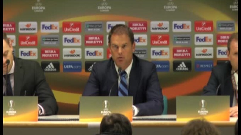 De Boer: "Ho visto buone cose, ma dobbiamo migliorare"
