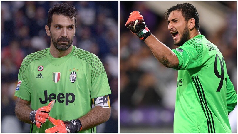 Milan-Juventus, sfida tra generazioni: è Donnarumma contro Buffon