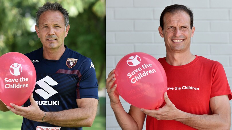 Save the Children schiera gli allenatori della Serie A