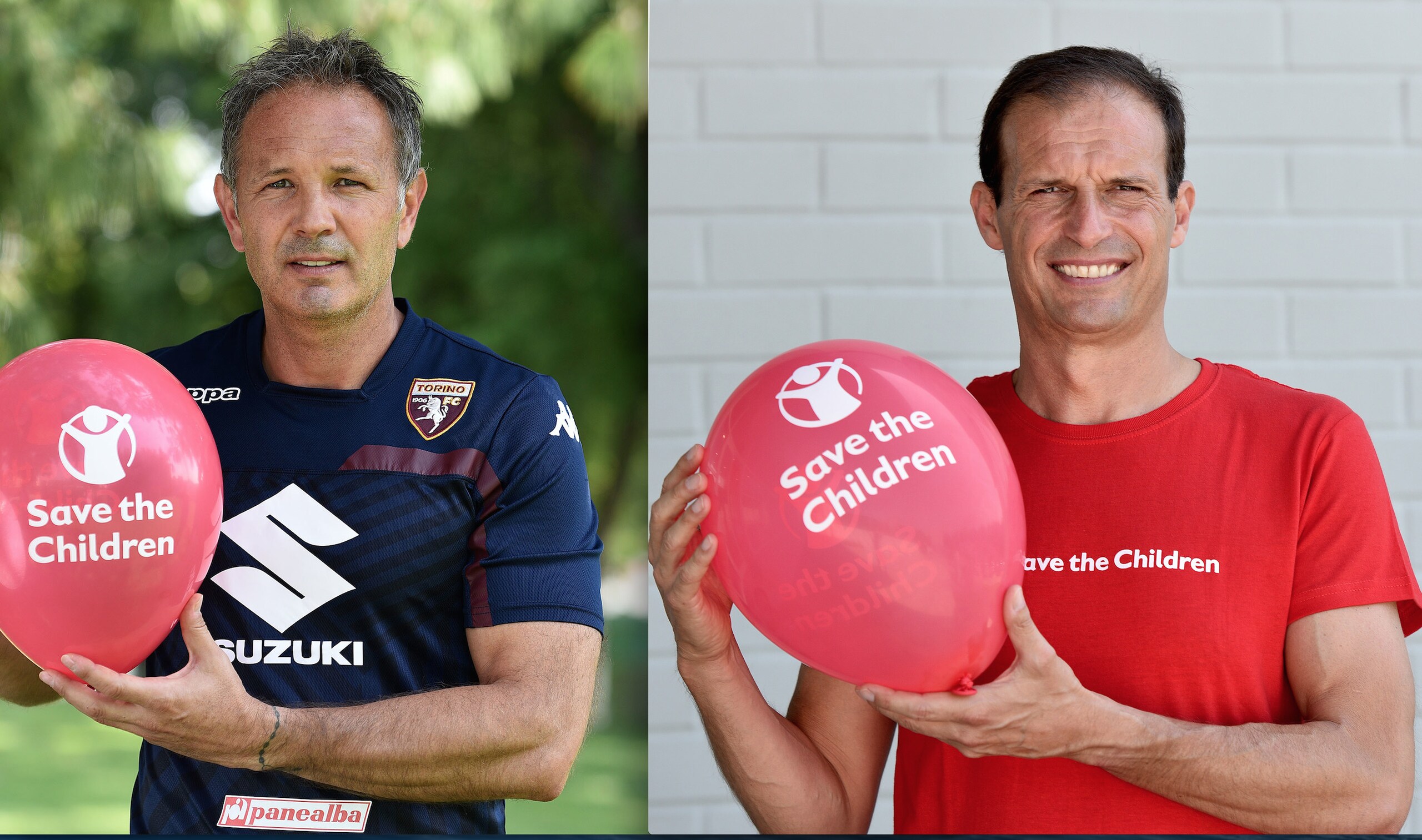 Save the Children convoca i mister: Mihajlovic, Allegri, Spalletti, Sousa, Inzaghi, Montella...