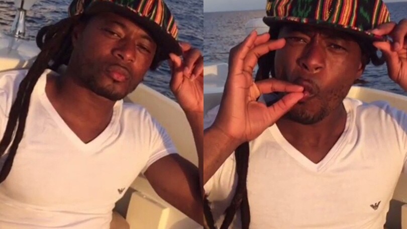 FOTO Evra imita Bob Marley: dreadlocks e...