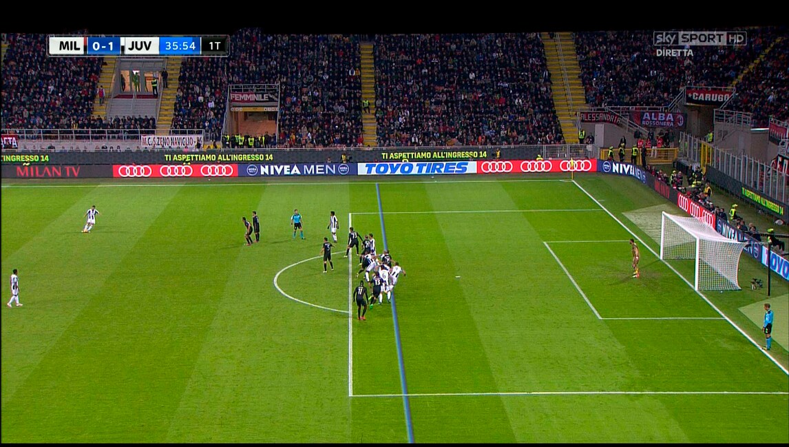 FOTO La punizione di Pjanic e il gol annullato alla Juve