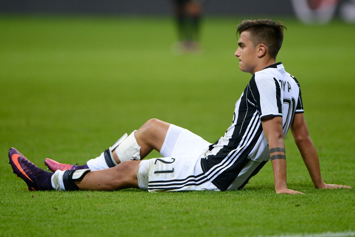 Juventus, Dybala a forte rischio per il Napoli