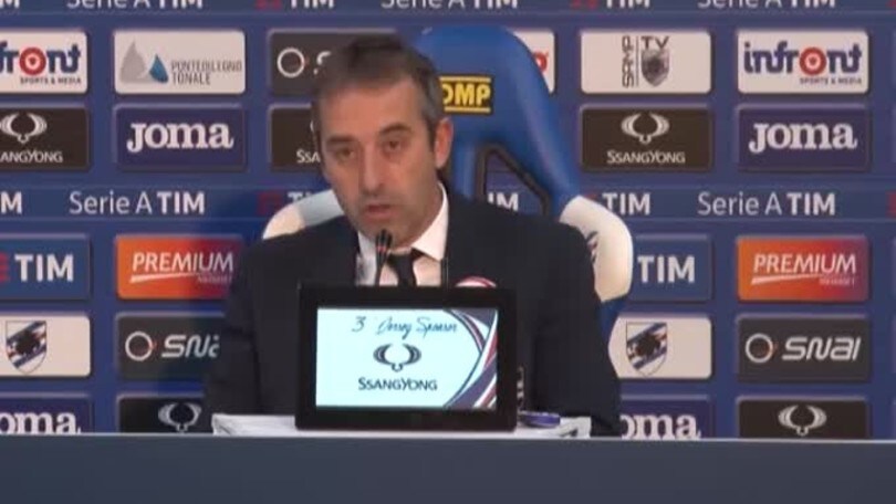 Giampaolo: "Ogni giorno ho grandi risposte dalla squadra"