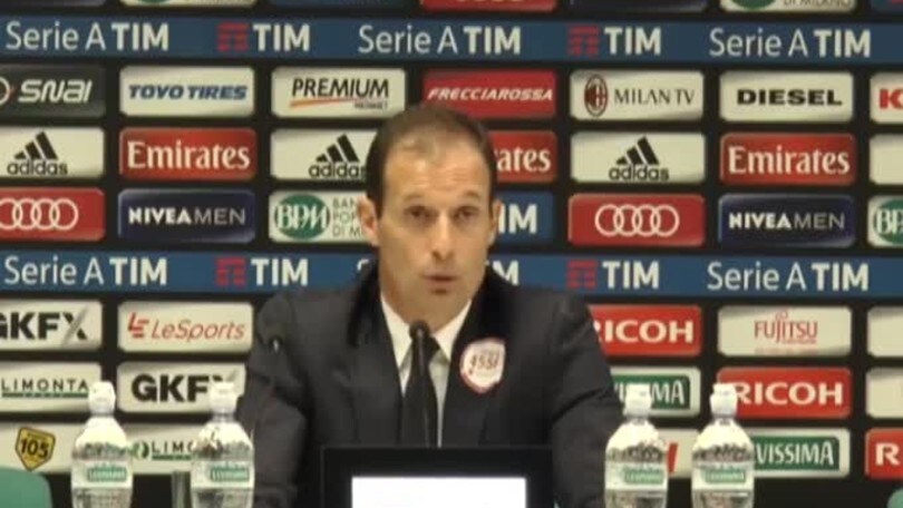 Allegri: "Gol annullato? Non potevamo lasciare il campo"