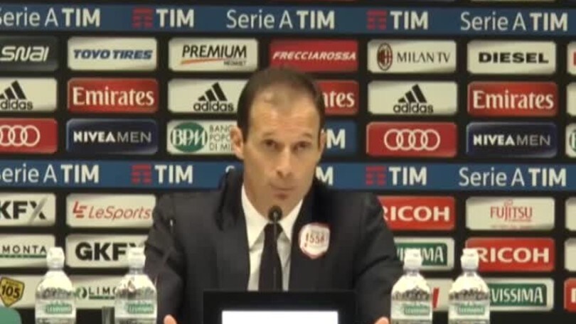 Allegri: "Siamo ancora primi"
