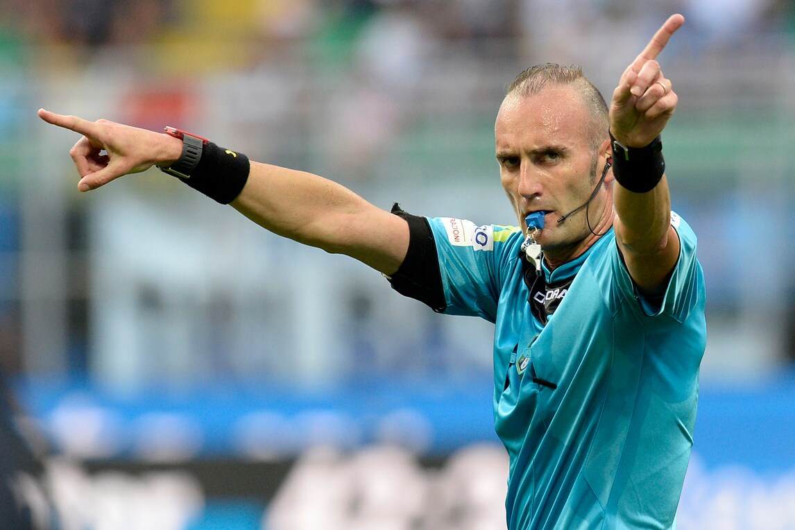 Serie A, Russo arbitra Juventus-Sampdoria. Inter-Torino a Massa
