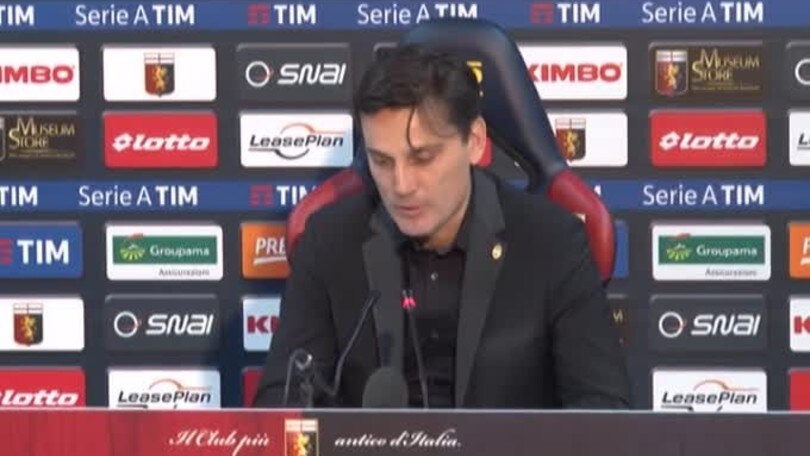 Montella: "Fa male perdere così"