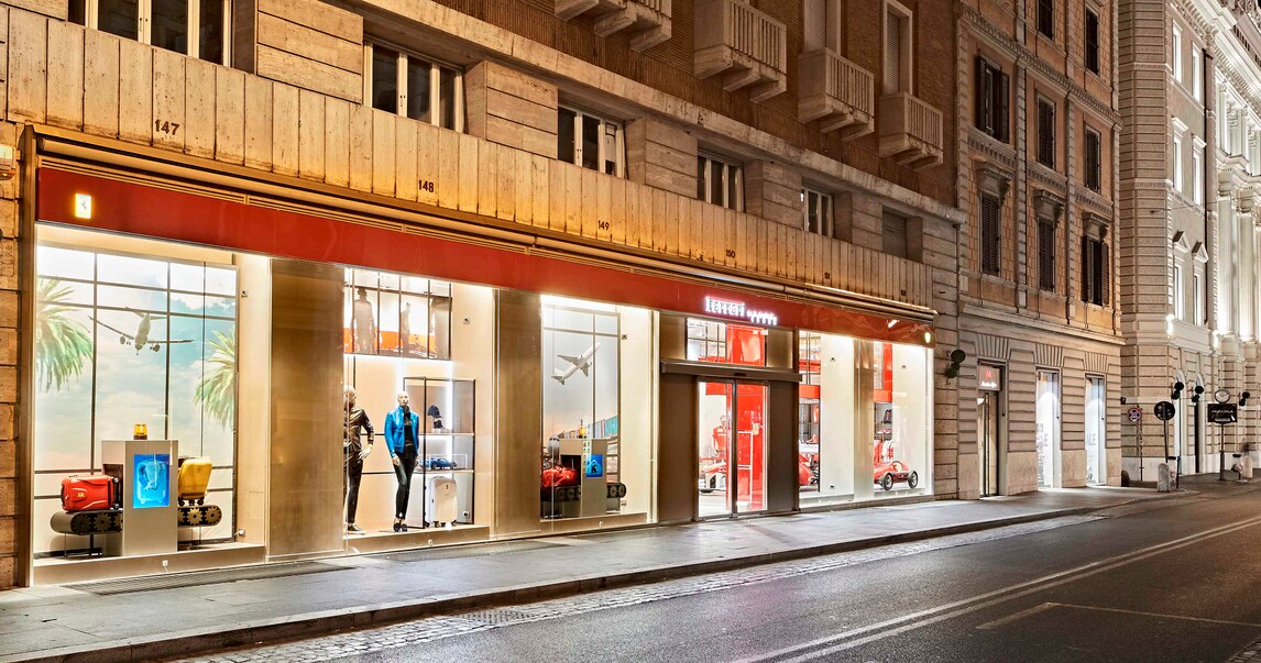 Ferrari Store riapre a Roma con un nuovo concept