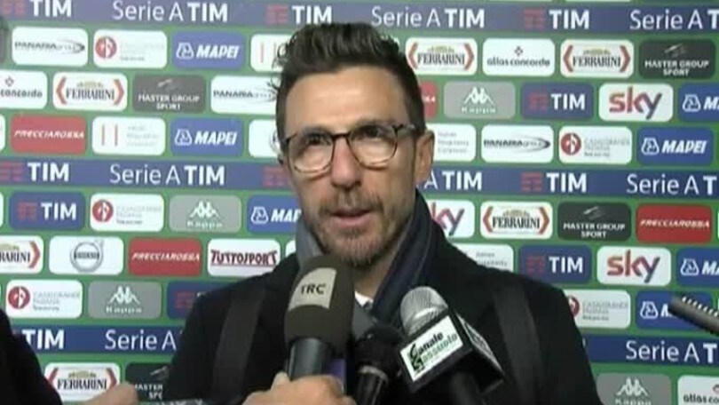 Di Francesco: "Prestazione comunque positiva"
