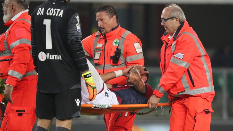 Serie A Bologna, Maietta fermo per un mese
