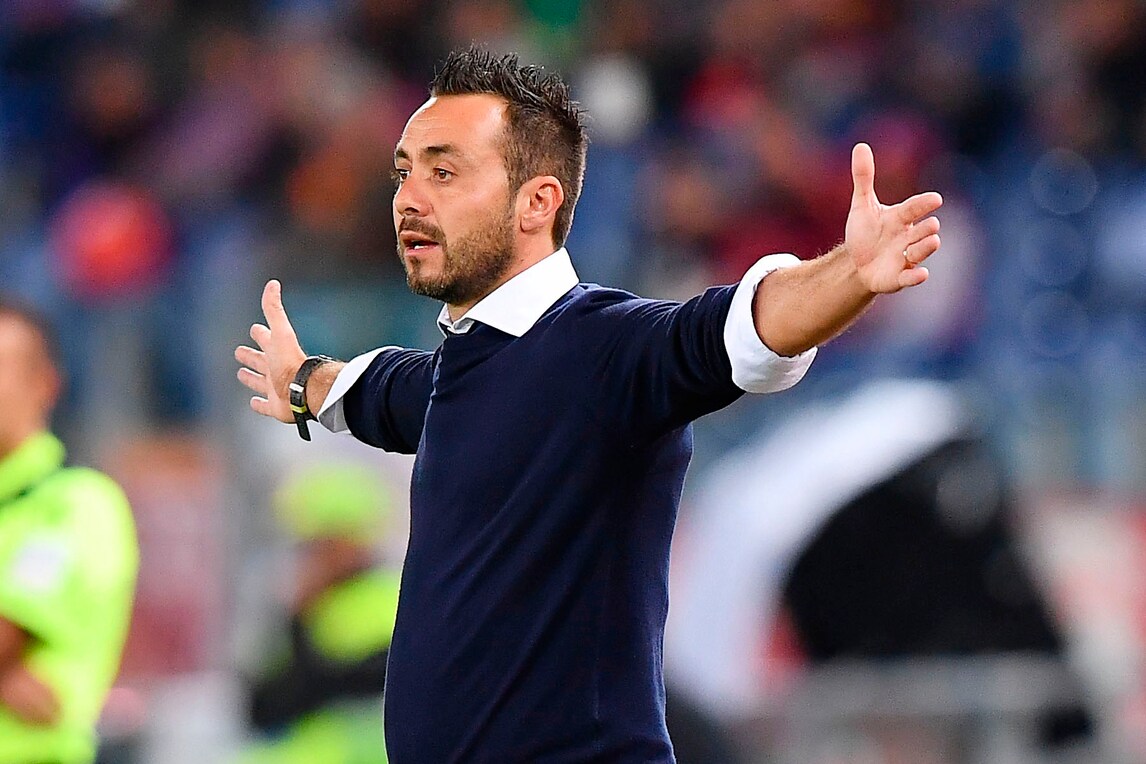 Serie A Palermo, De Zerbi: «Serenità e coltello tra i denti»