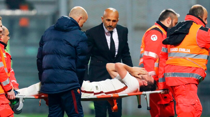 Roma: Florenzi, intervento ok. Via alla riabilitazione