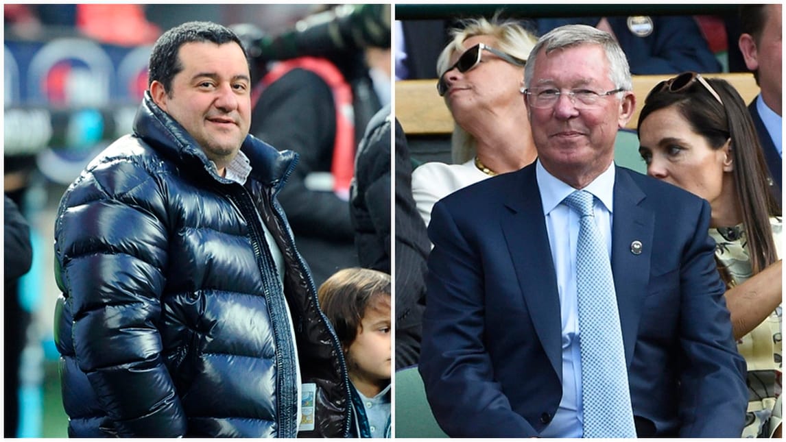 Premier League, Ferguson e l'insulto a Raiola: «Sei un ciccione»