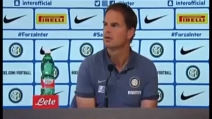 De Boer: "Felice di sentire la fiducia del club"