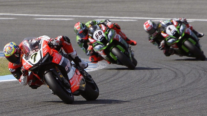 SBK, test a Jerez: Kawasaki in pista