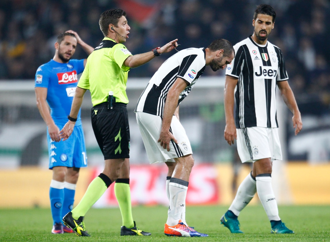 Juve, Chiellini stop: salta Lione e Chievo